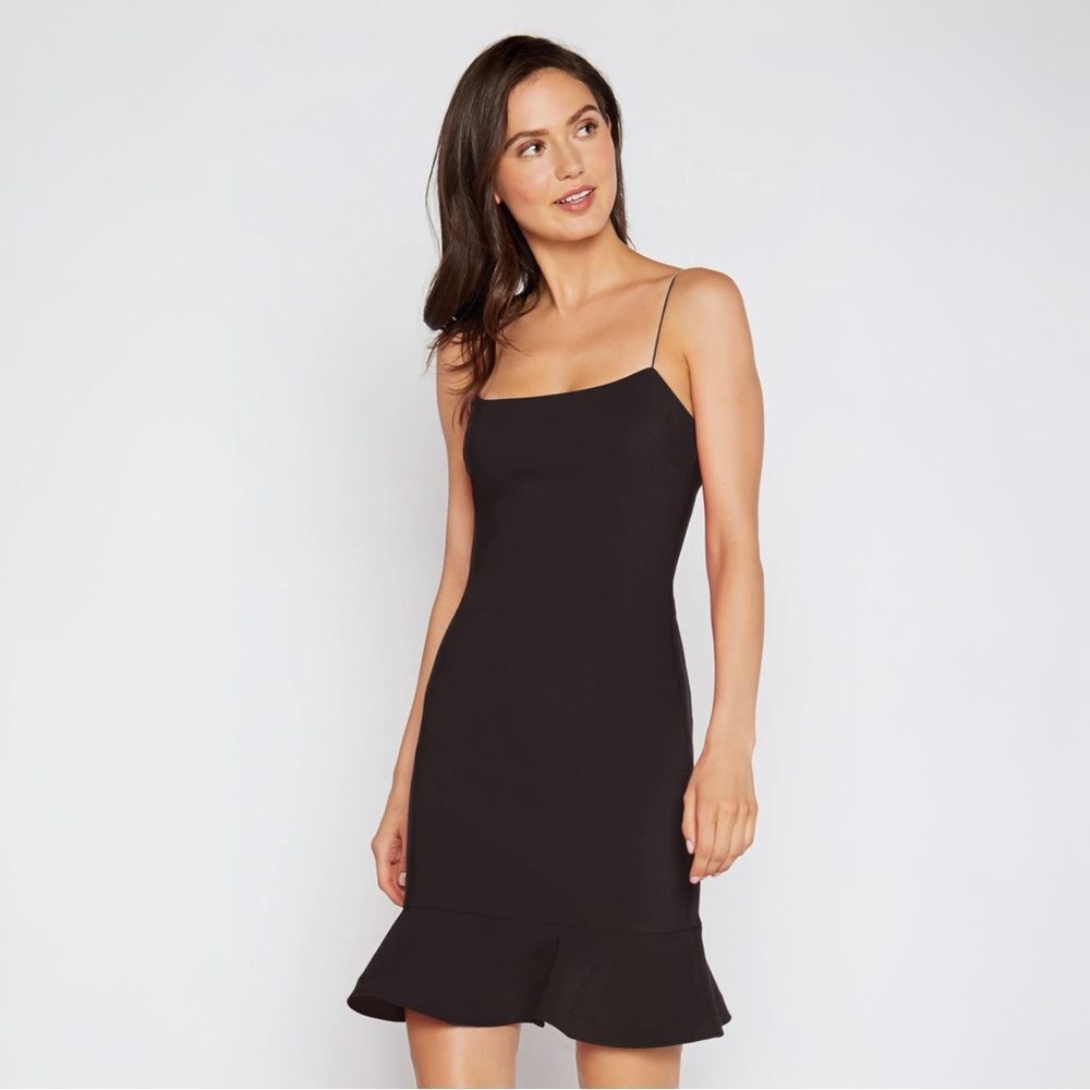 Likely Banks Spaghetti Strap Mini Dress in Black | Size 4